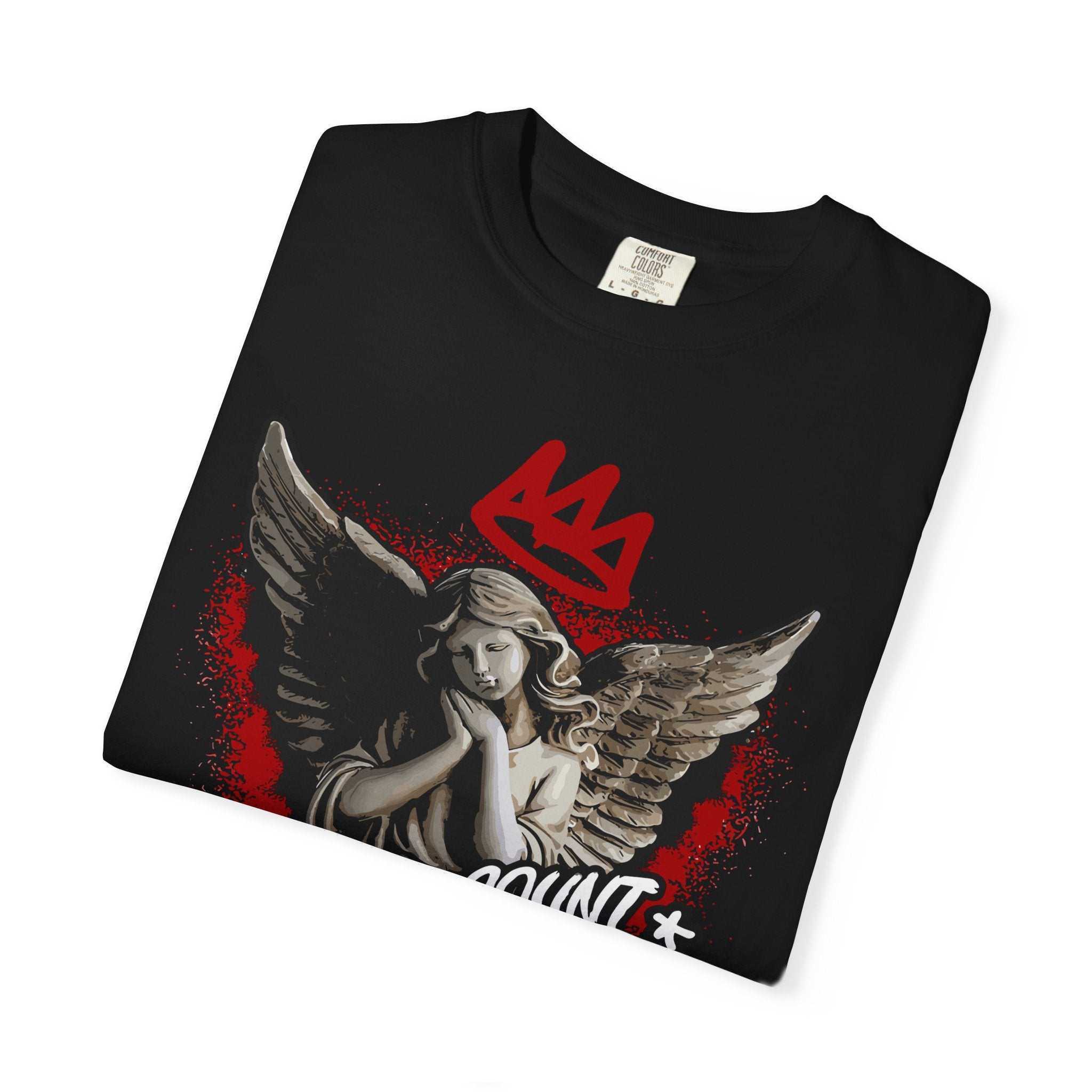 Count Your Blessings Angel Tee – Crown Inspired Shirt - Sinful Threads