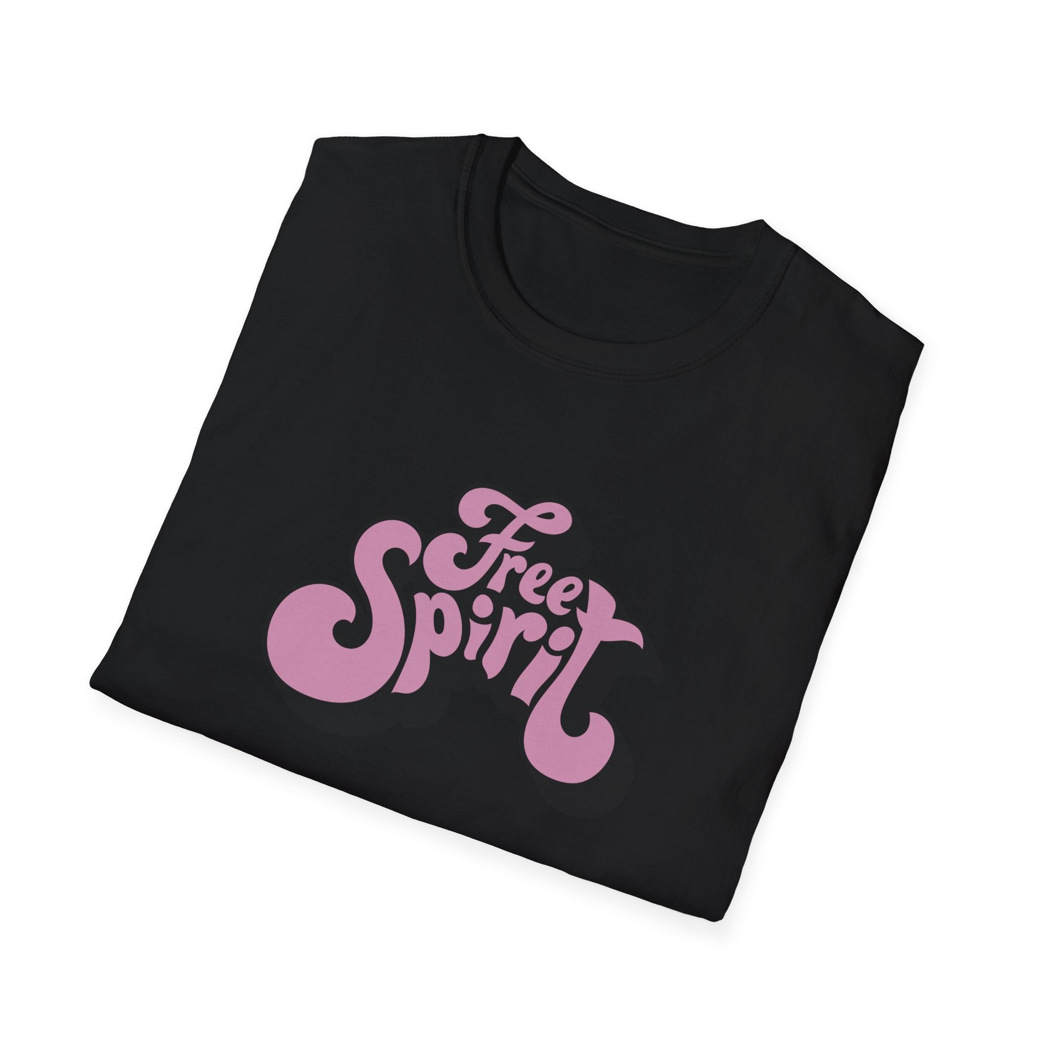 Free Spirit Groovy Graphic Tee - Retro Boho Lifestyle - Sinful Threads