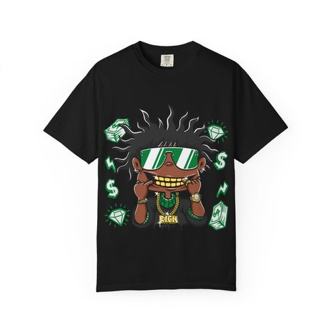 Gold Grill Tee – Hip Hop Cartoon Shirt for Street Culture