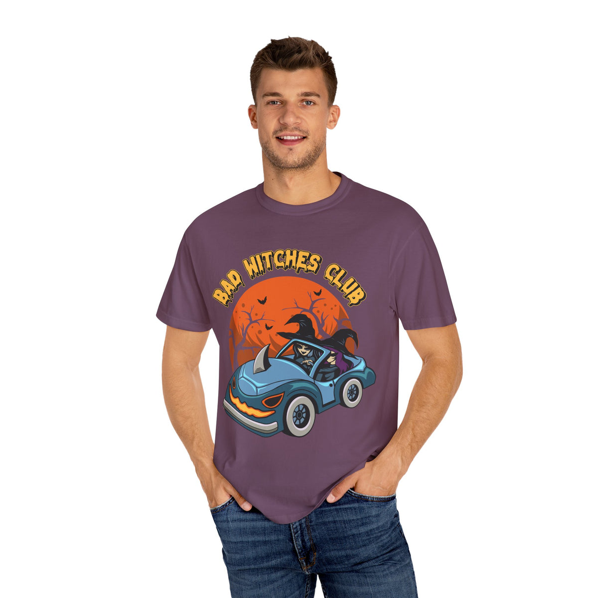 Funny Witch Shirt - Bad Witches Club - Halloween Party Tee