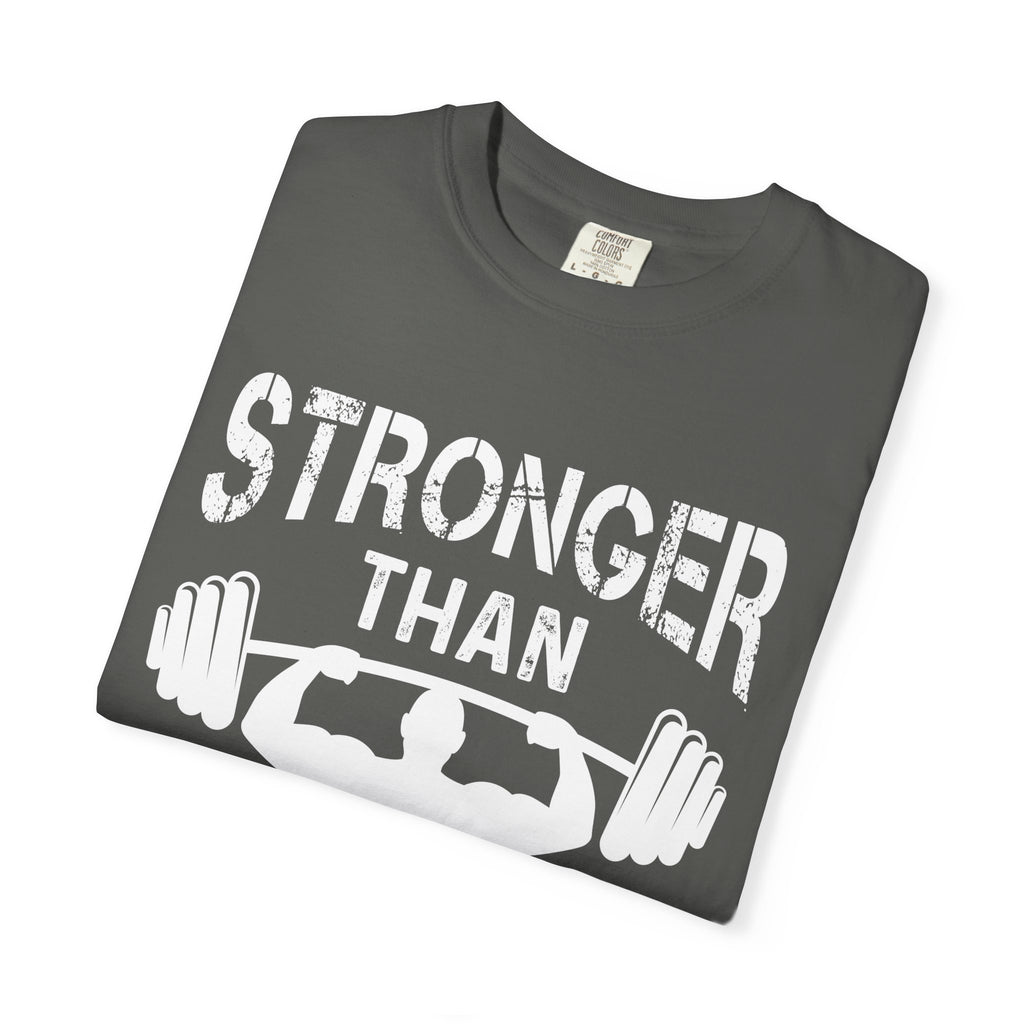 Stronger Than Excuses Bodybuilding Shirt - Motivation Tee - Sinful Threads