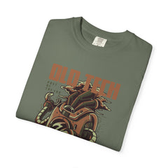Retro Old Tech Post Of The End Robot Illustration T-Shirt