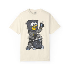 Cartoon Burglar Tee – Funny Diamond Loot Graphic Shirt