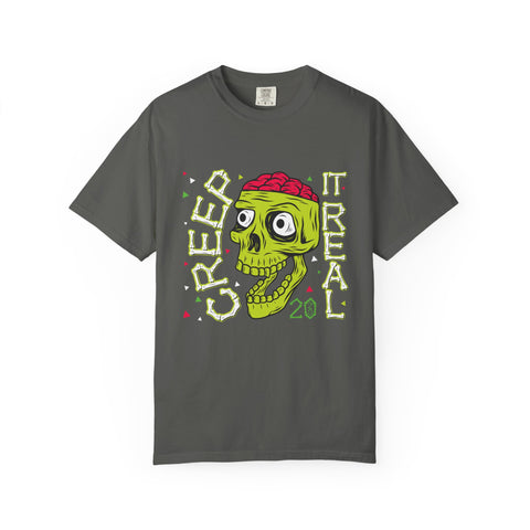 Funny Zombie Shirt - Keep It Real Tee - Brains Out Humor