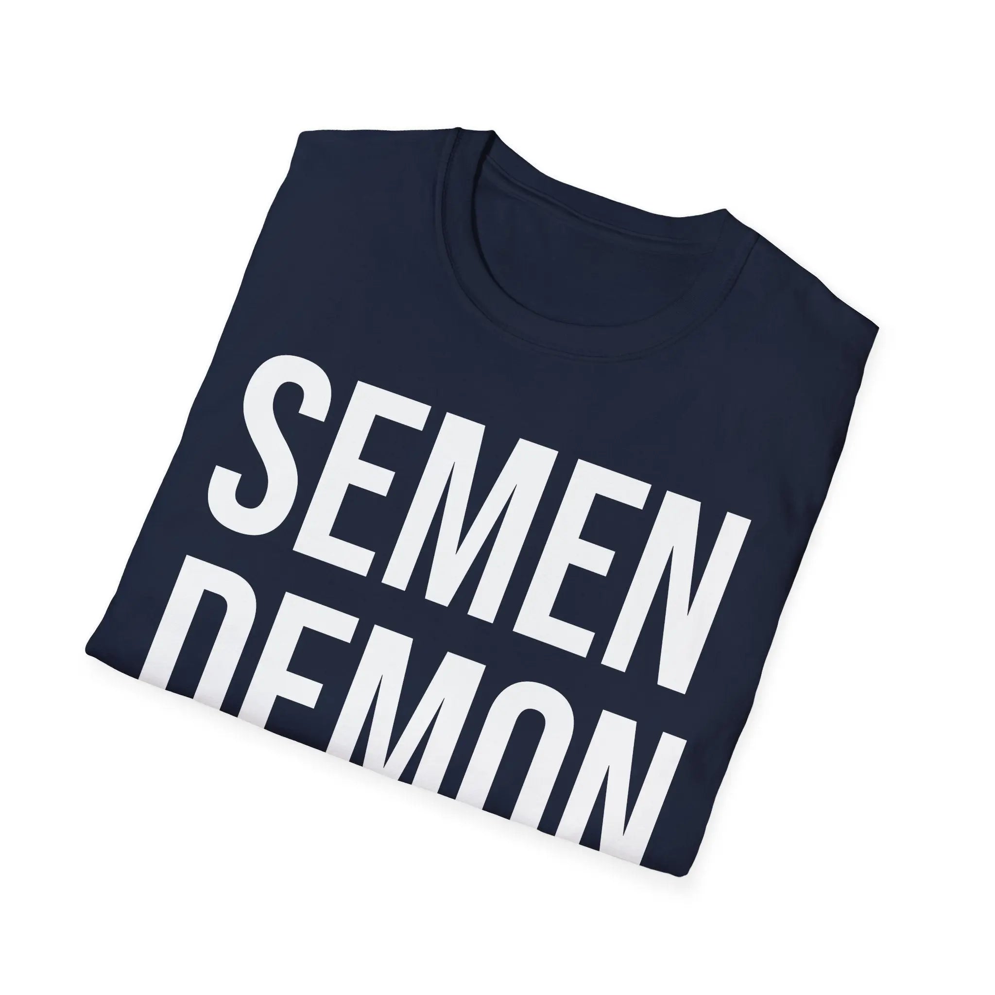 Semen Demon Tee - Adult Humor Graphic Tee Printify