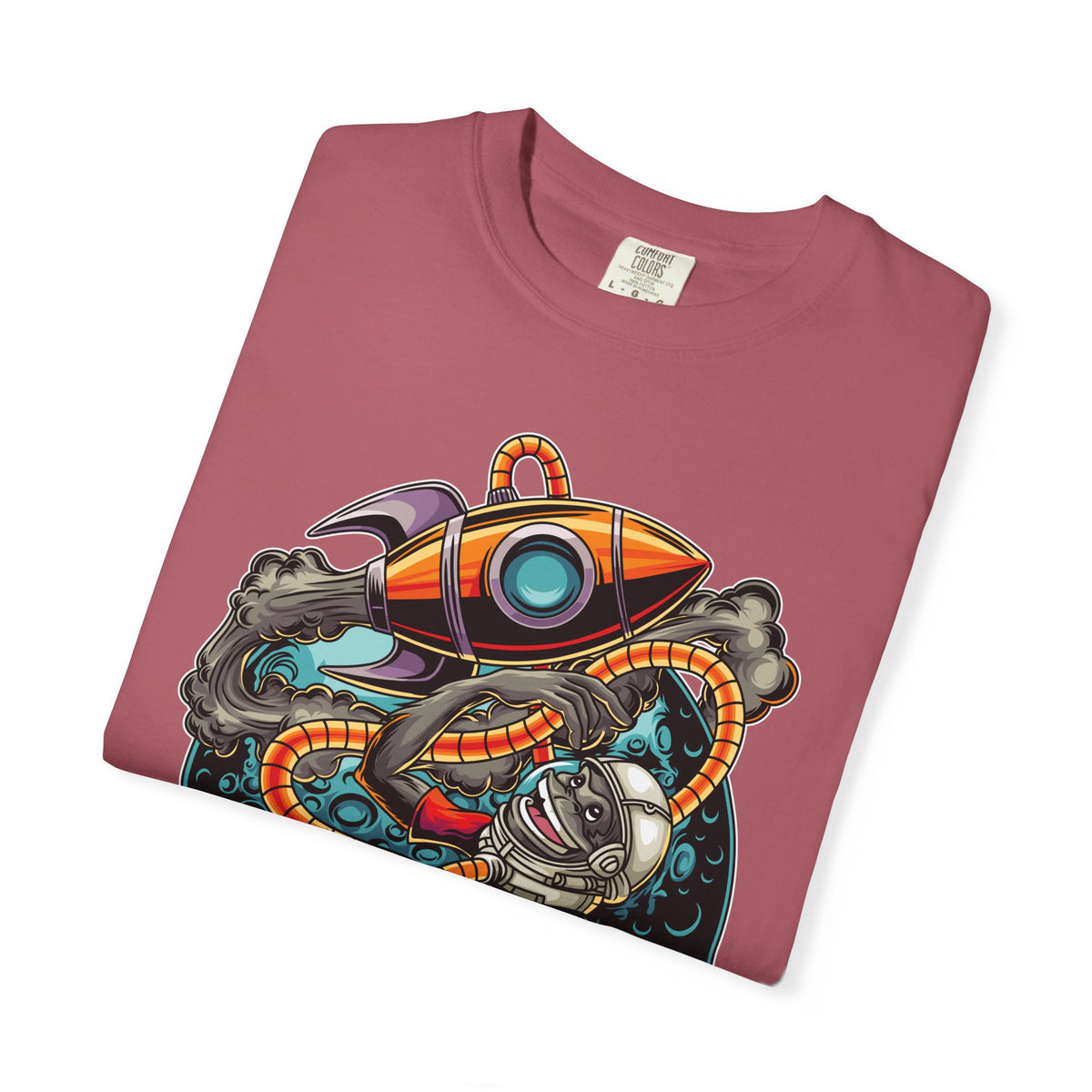 Space Monkey Shirt - Funny Astronaut Tee - Rocket Adventure Gift