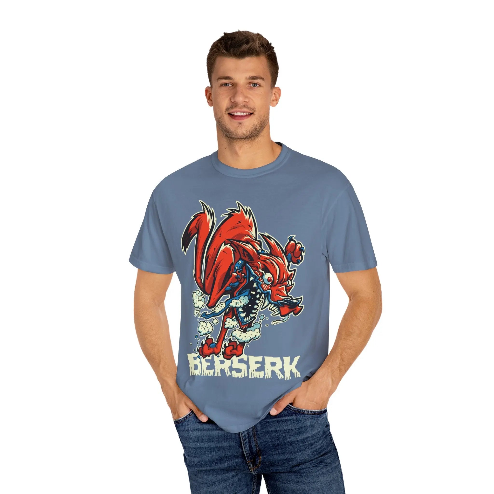 Rabid Fox Tee - Fierce Animal Wild Fox Savage Beast Shirt - Sinful Threads