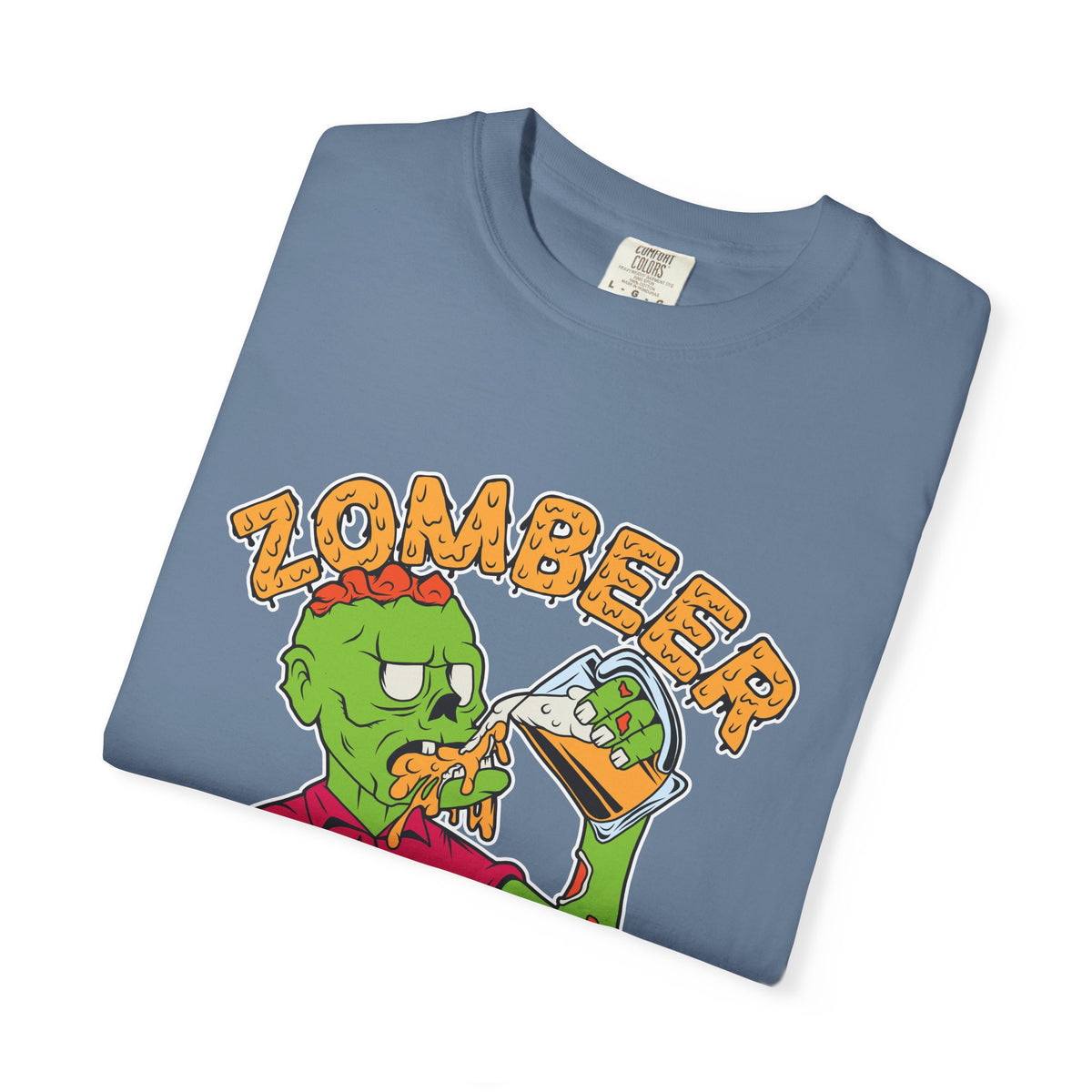 Funny Zombie Shirt - Zombeer Drink Dead Tee - Beer Gift