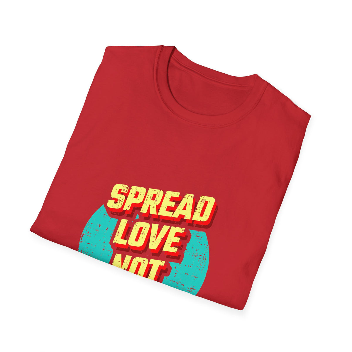 Spread Love Not Germs Tshirt - Community Wellness Tee