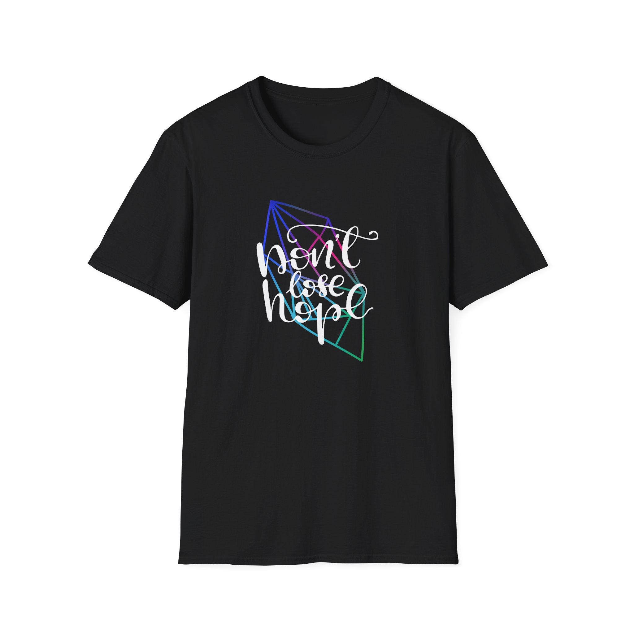Don't Lose Hope Colorful Graphic Tee - Inspirational Shirt - Sinful Threads