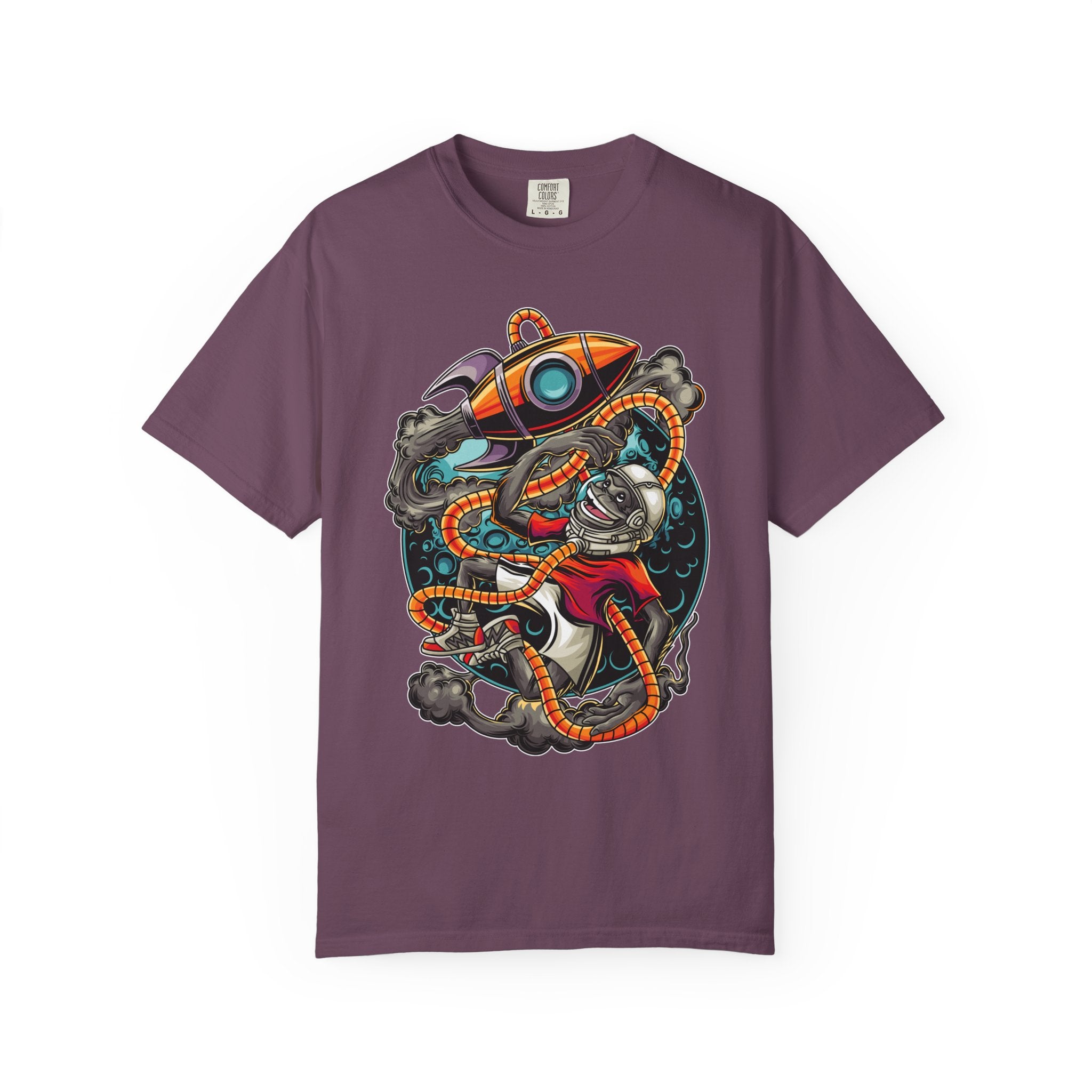 Space Monkey Shirt - Funny Astronaut Tee - Rocket Adventure Gift - Sinful Threads