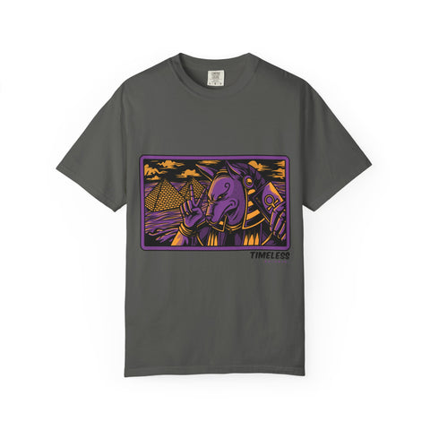 Anubis With Egyptian Pyramids and Timeless Graphic T-Shirt