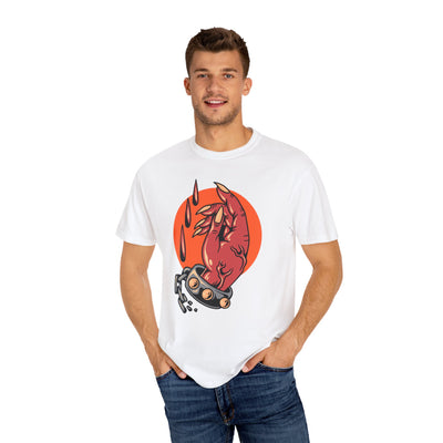 Occult Alternative Gift - Spooky Devil Hand Tee Shirt - Sinful Threads