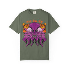 Monster pumpkin shirt - Purple Spooky Tee - Creepy Gift