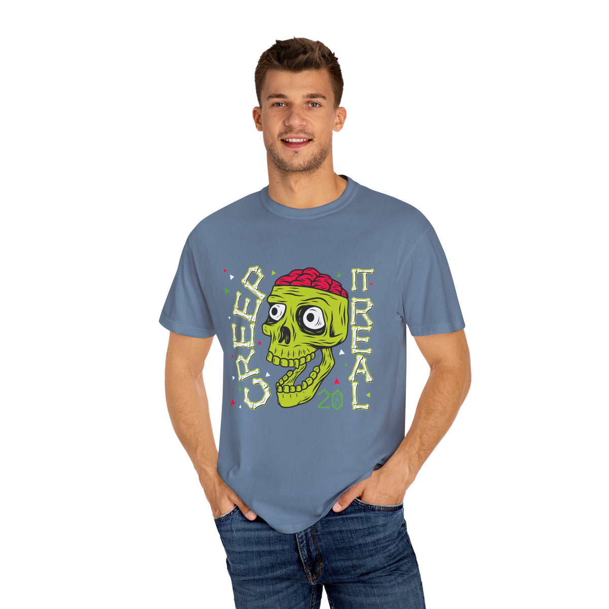 Funny Zombie Shirt - Keep It Real Tee - Brains Out Humor