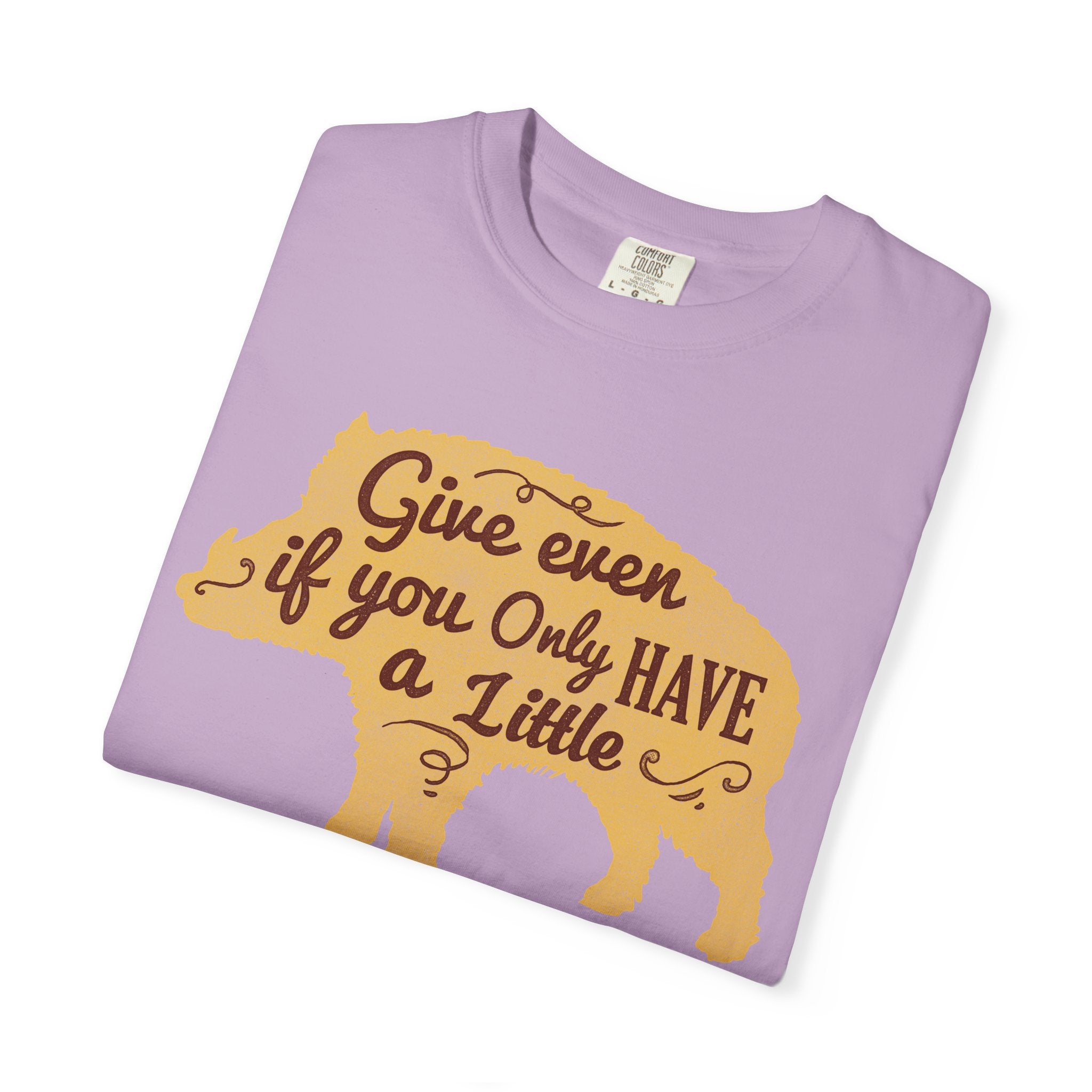 Give Even if You Only Have a Little Boar Silhouette T-Shirt - Sinful Threads