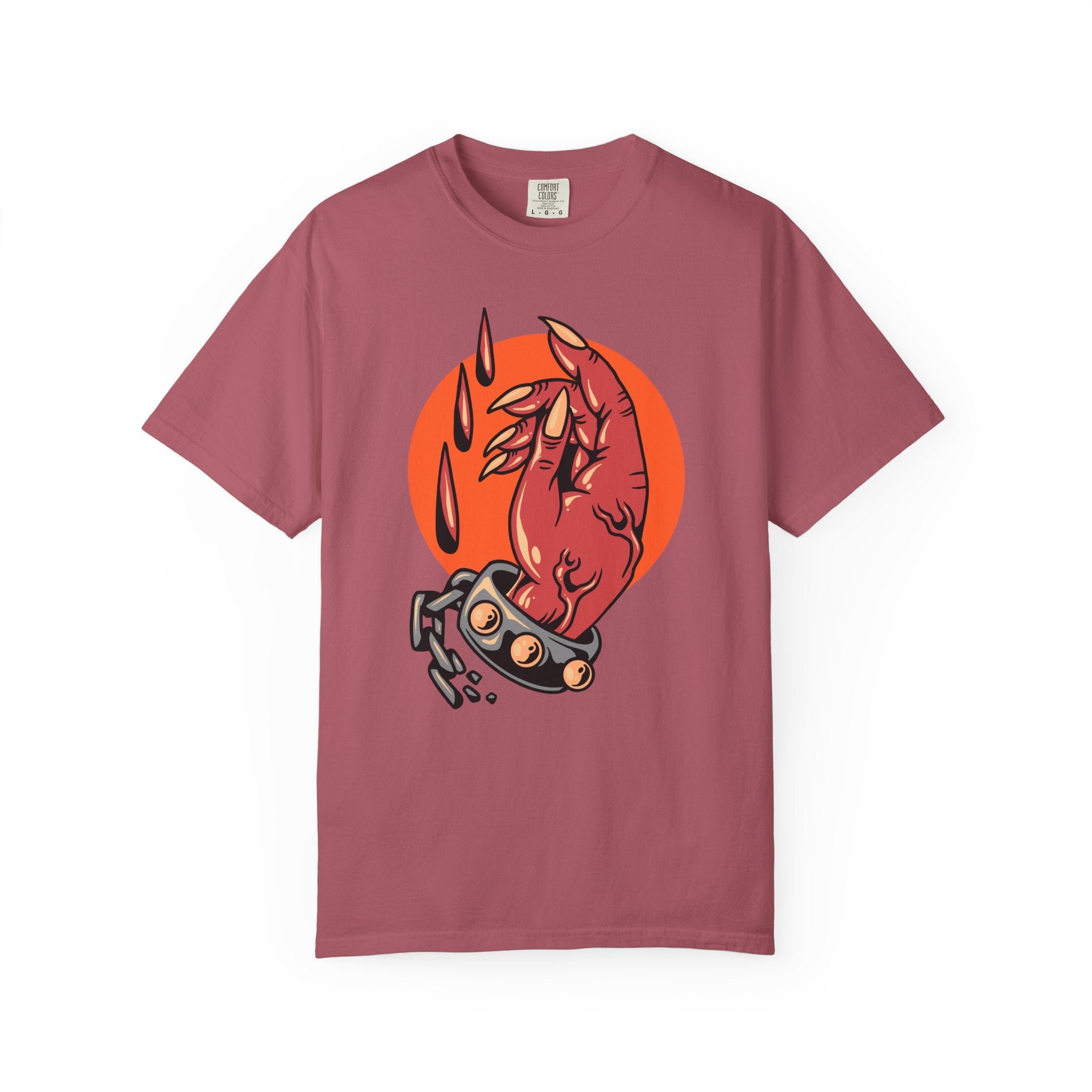 Occult Alternative Gift - Spooky Devil Hand Tee Shirt - Sinful Threads