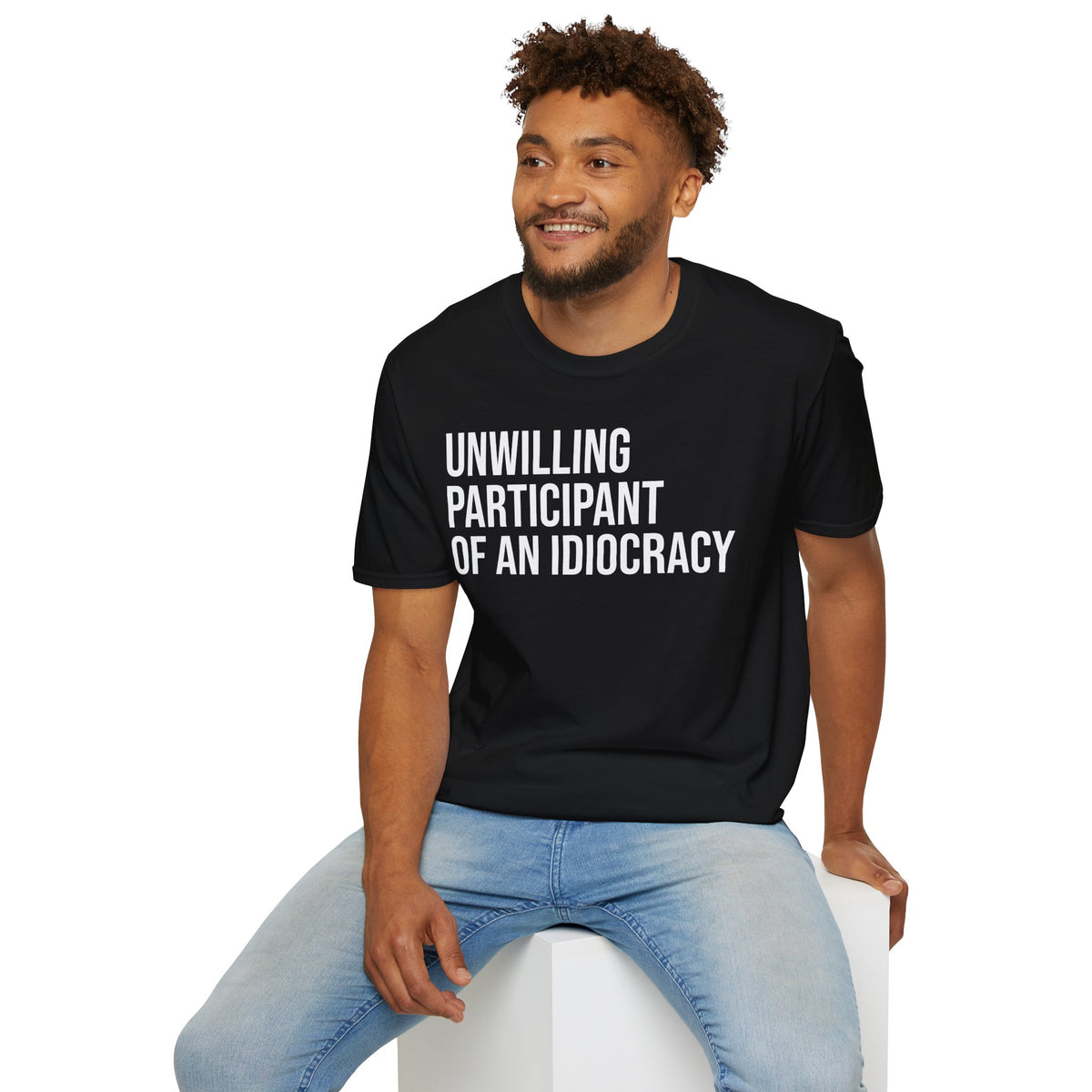 Funny Social Observation Shirt - Unwilling Participant Tee