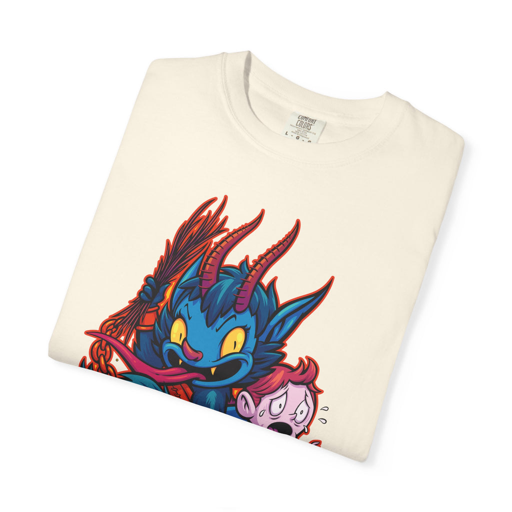 Kawaii Krampus Tee - Cute Cartoony Holiday Shirt - Sinful Threads