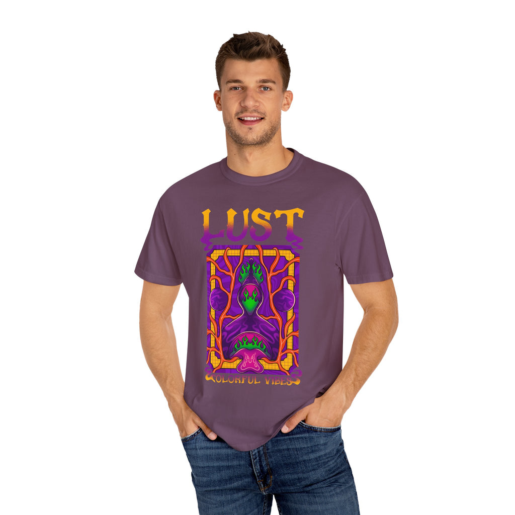Psychedelic Art Shirt - Trippy Flame Tee - Vibrant Festival Gift - Sinful Threads