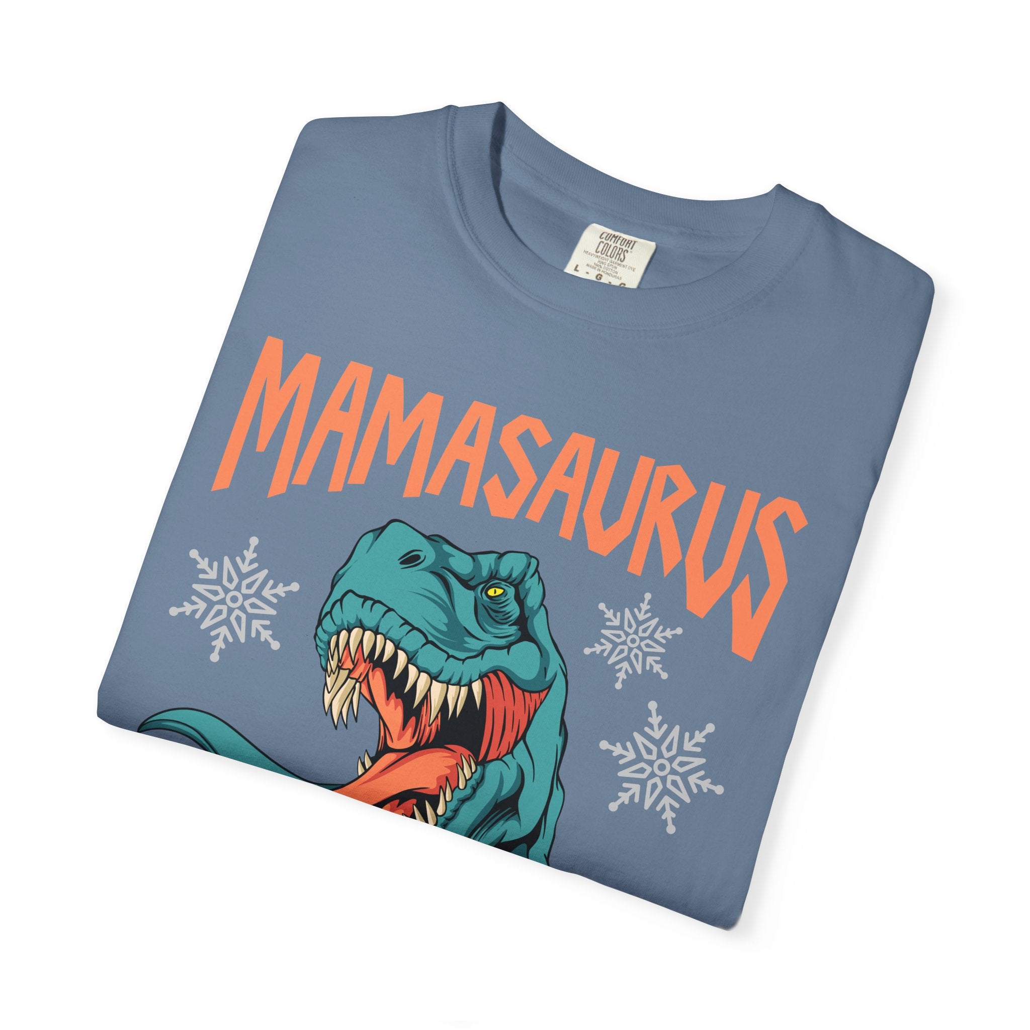 Mamasaurus Rex Tee - Funny Christmas Mom Dinosaur Gift - Sinful Threads