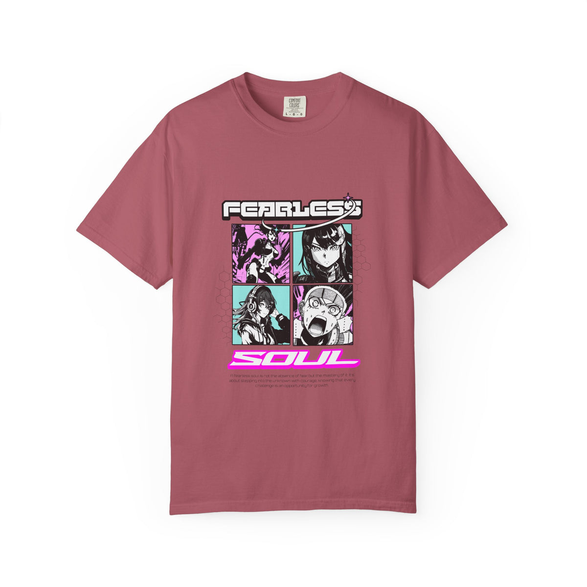 Fearless Soul Tee - Anime Manga Bold Aesthetic Graphic