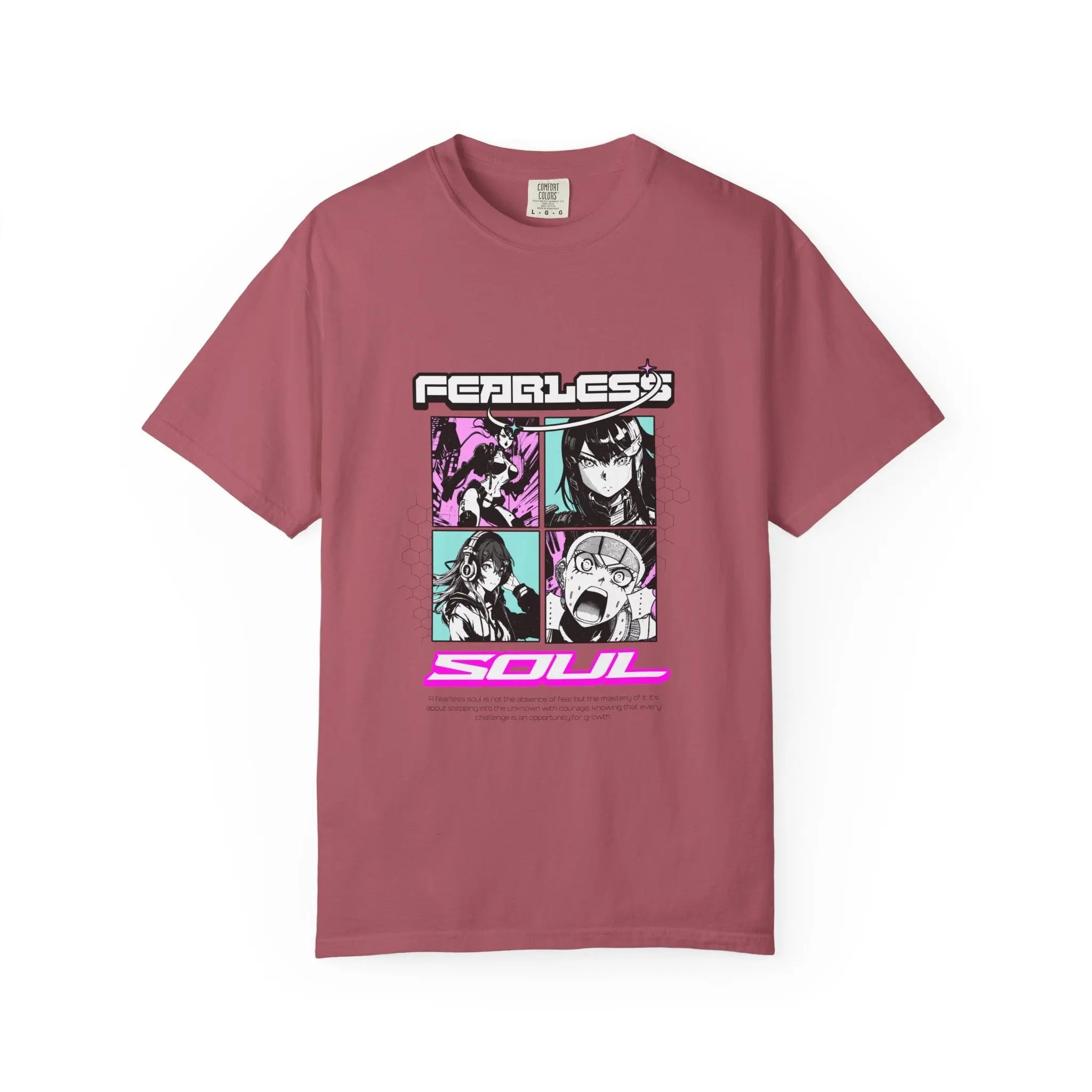 Fearless Soul Tee - Anime Manga Bold Aesthetic Graphic - Sinful Threads