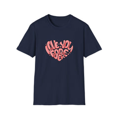 Love You Forever Heart Tee - Romantic Heart Graphic Tshirt - Sinful Threads