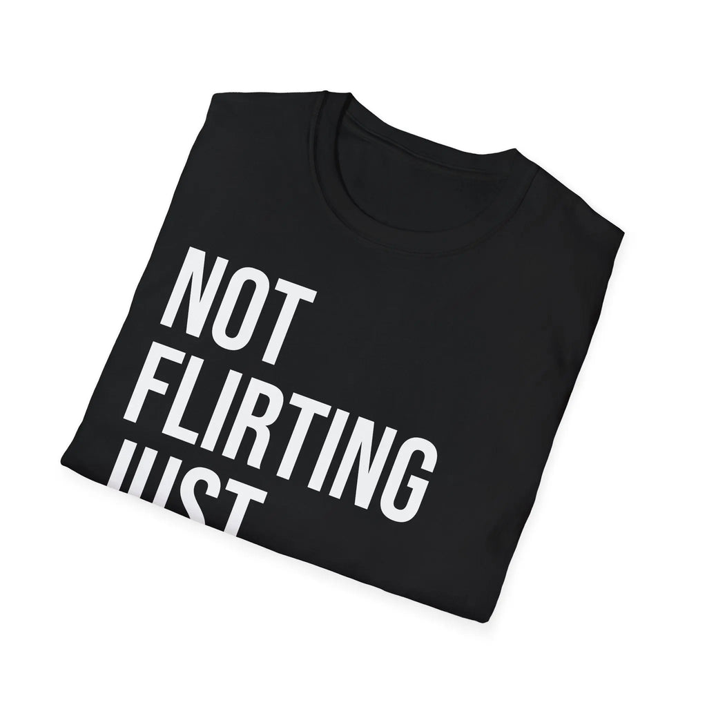 Not Flirting Just Autistic Shirt - Autism Awareness Apparel Printify