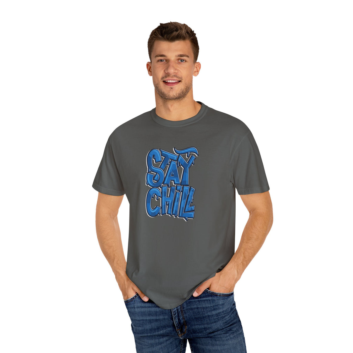 Chill Graphic Tee - Stay Cool Shirt - Relaxed Vibe Gift