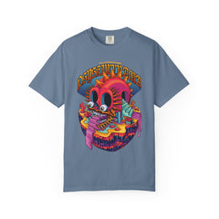 Surreal Skull Playground Tee – Weirdcore Skull Shirt – Colorful Art