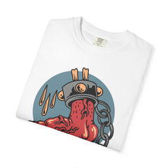 Monster Horror Tee - Creepy Halloween Shirt - Chains Graphic