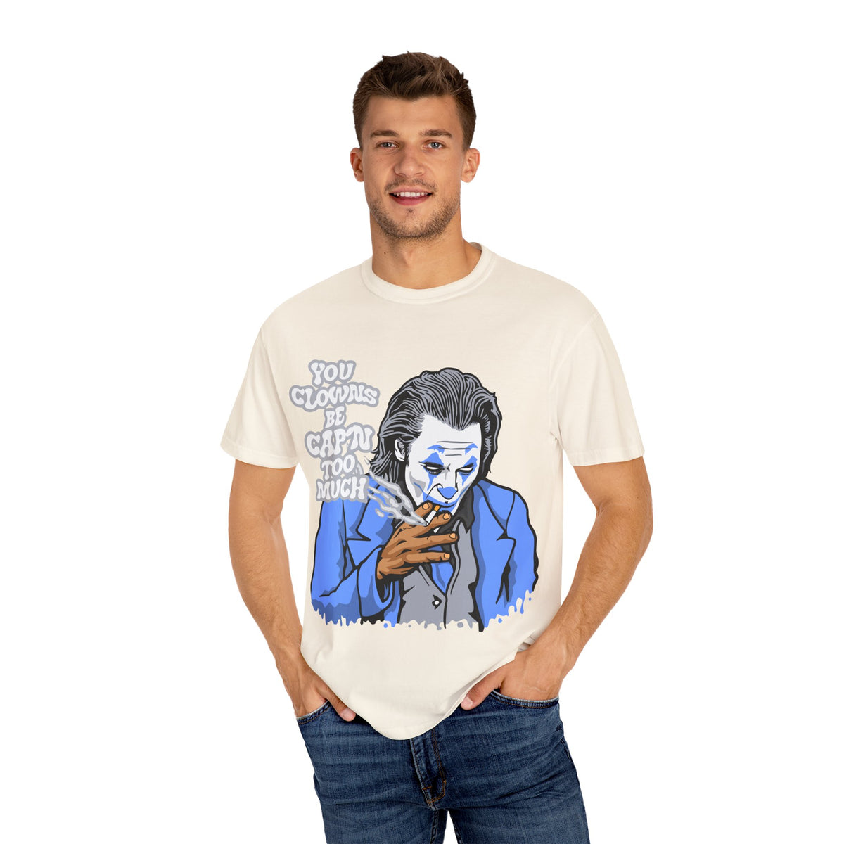 Smoking Clown Shirt - You Guys Be Capn Too Much Street Tee - Sinful Threads