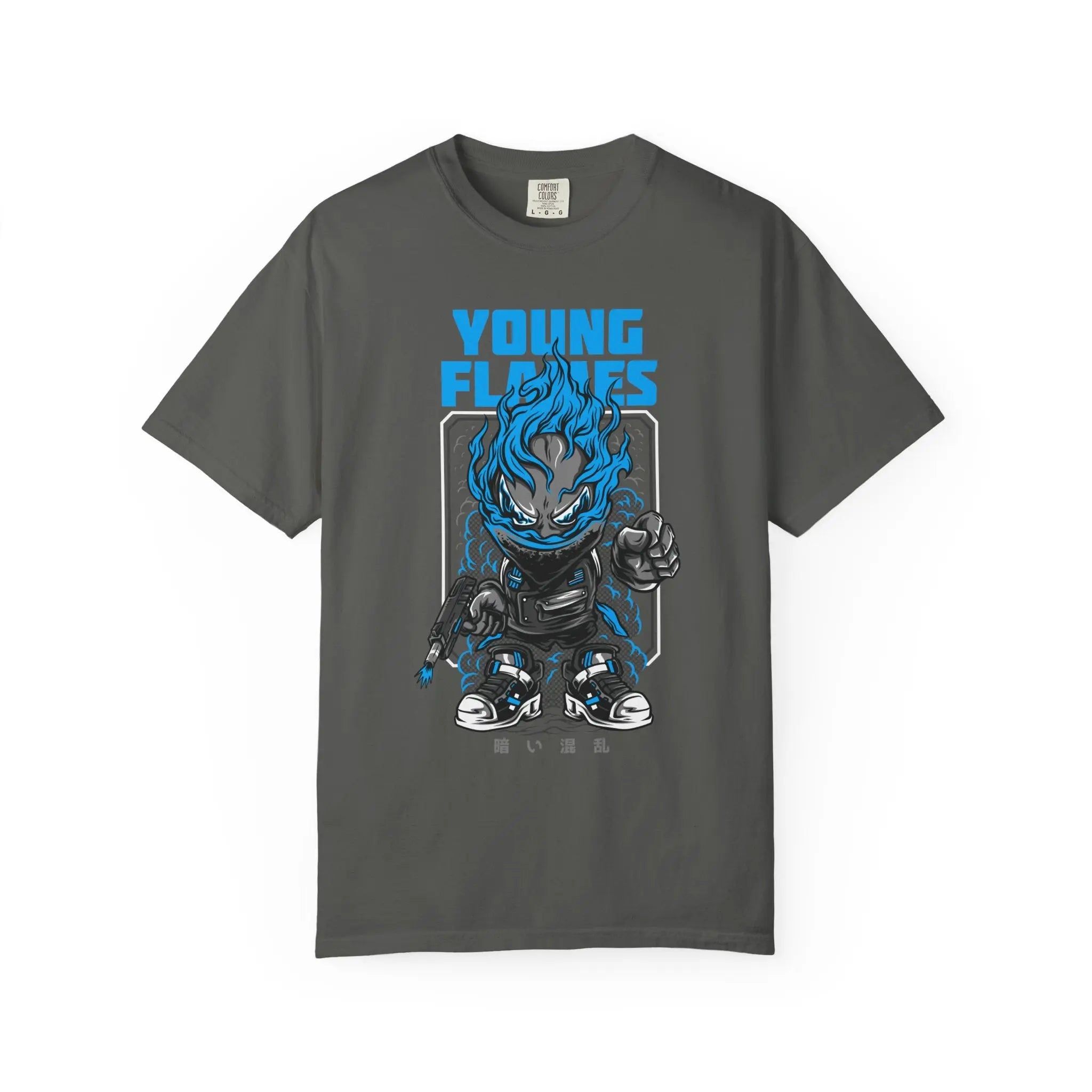 Young Flames Graphic T-Shirt Bold and Fierce Design - Sinful Threads