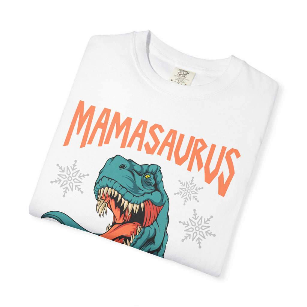 Mamasaurus Rex Tee - Funny Christmas Mom Dinosaur Gift - Sinful Threads