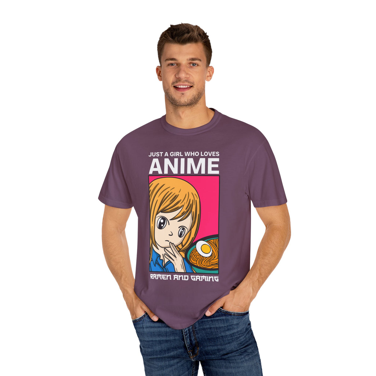 Girl Ramen Gaming Shirt – Cute Noodle Anime Gamer Tee