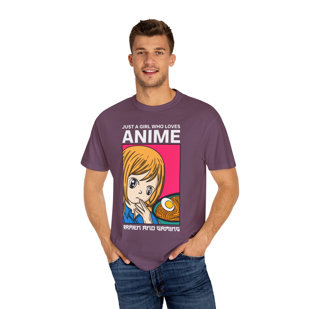 Girl Ramen Gaming Shirt – Cute Noodle Anime Gamer Tee - Sinful Threads