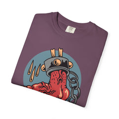 Monster Horror Tee - Creepy Halloween Shirt - Chains Graphic