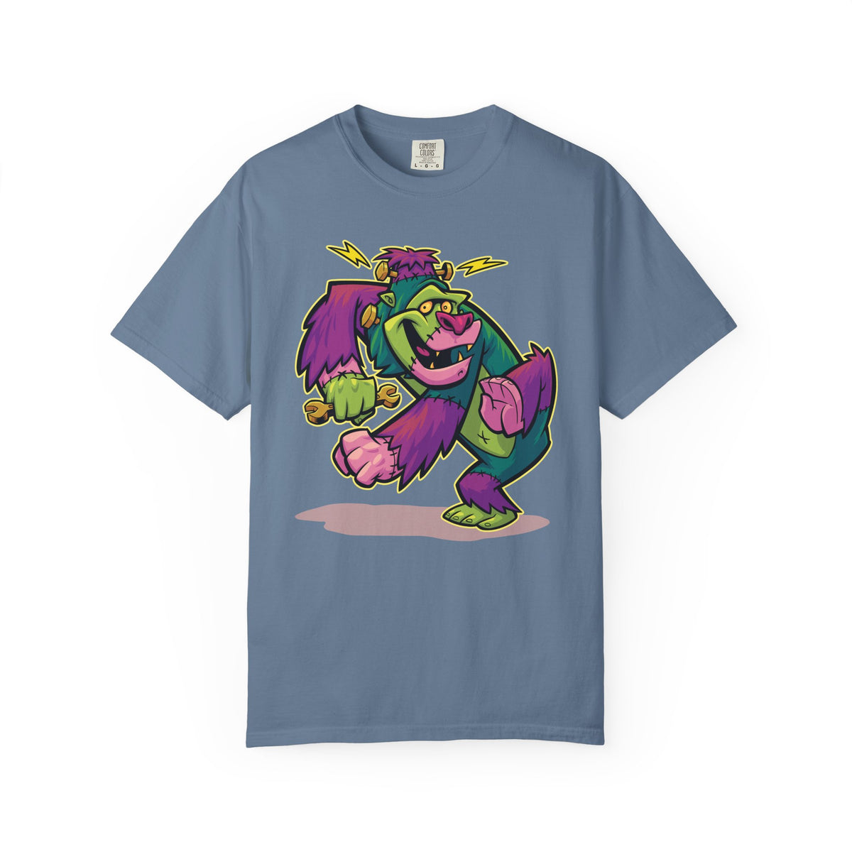 Monster Mashup Tee - King Kong Frankenstein Cartoon Design