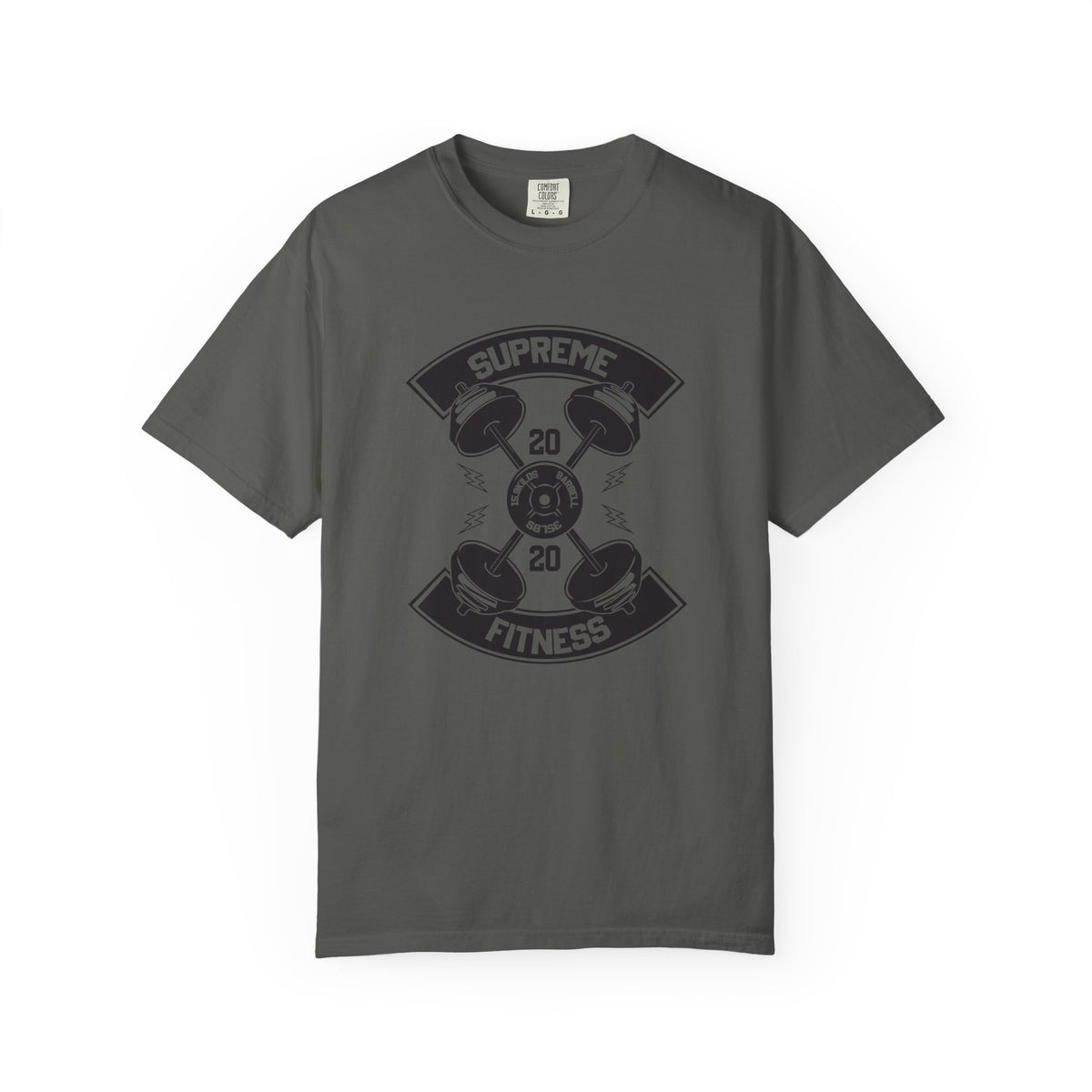 Supreme Fitness with Weights Gym Workout Graphic T-Shirt