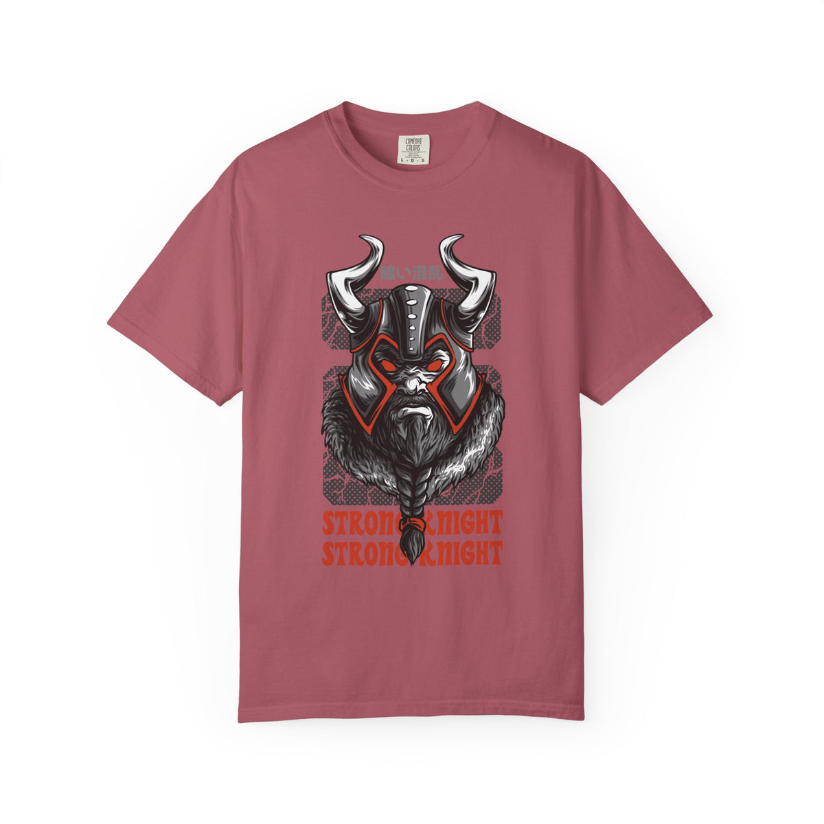 Strong Knight Design with Bold Graphics T-Shirt
