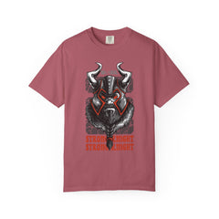 Strong Knight Design with Bold Graphics T-Shirt