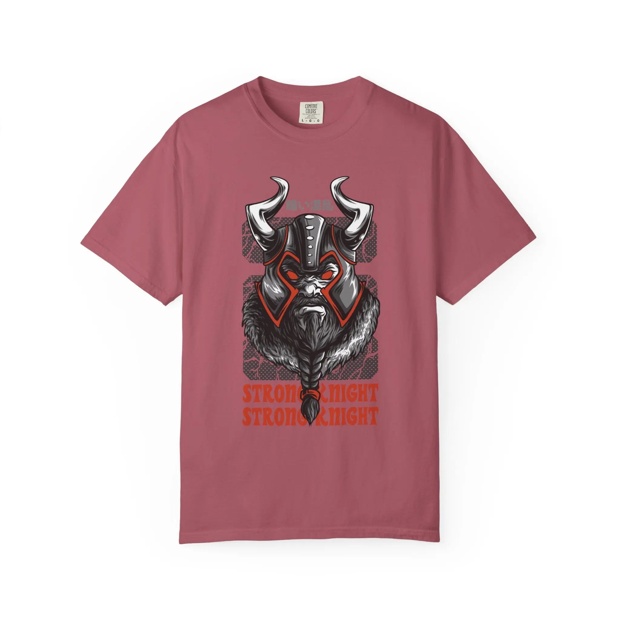 Strong Knight Design with Bold Graphics T-Shirt - Sinful Threads