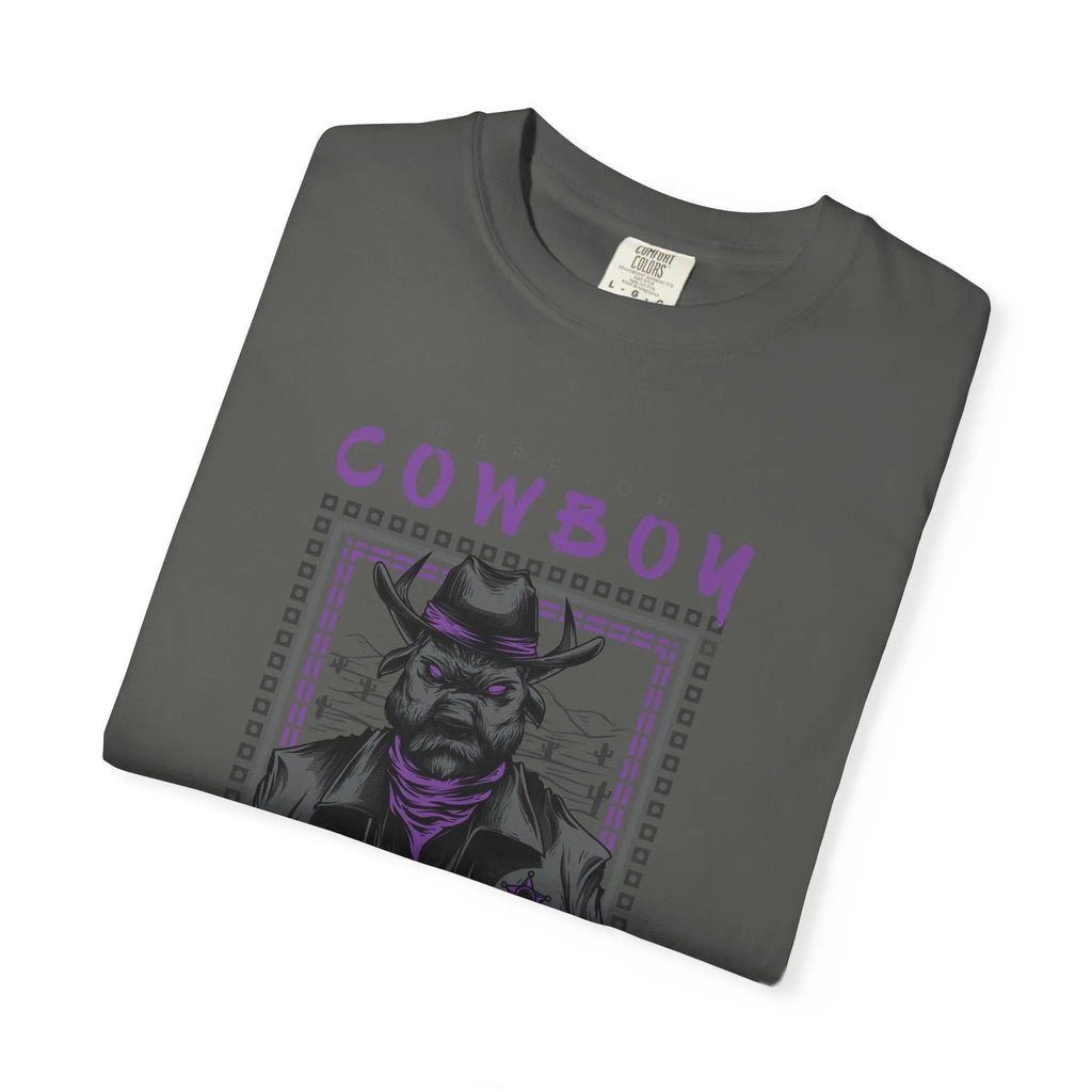 Warrior Cowboy Graphic Unisex Relaxed Fit T-Shirt - Sinful Threads