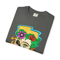 Floral Skull Shirt - Skeleton Graphic Tee - Artistic Gift