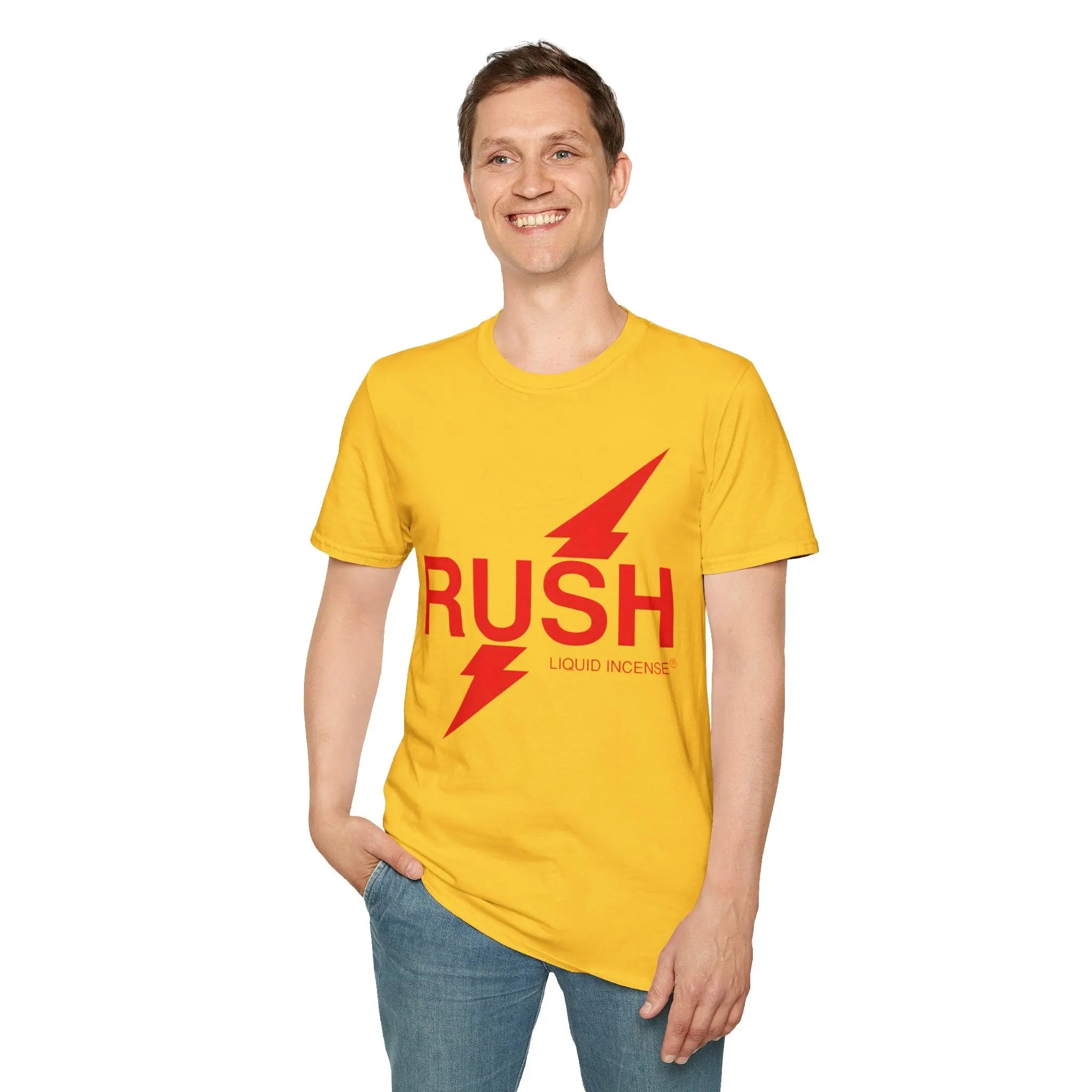 Rush Poppers Gay Shirt - Vintage Logo Pride Tee Printify