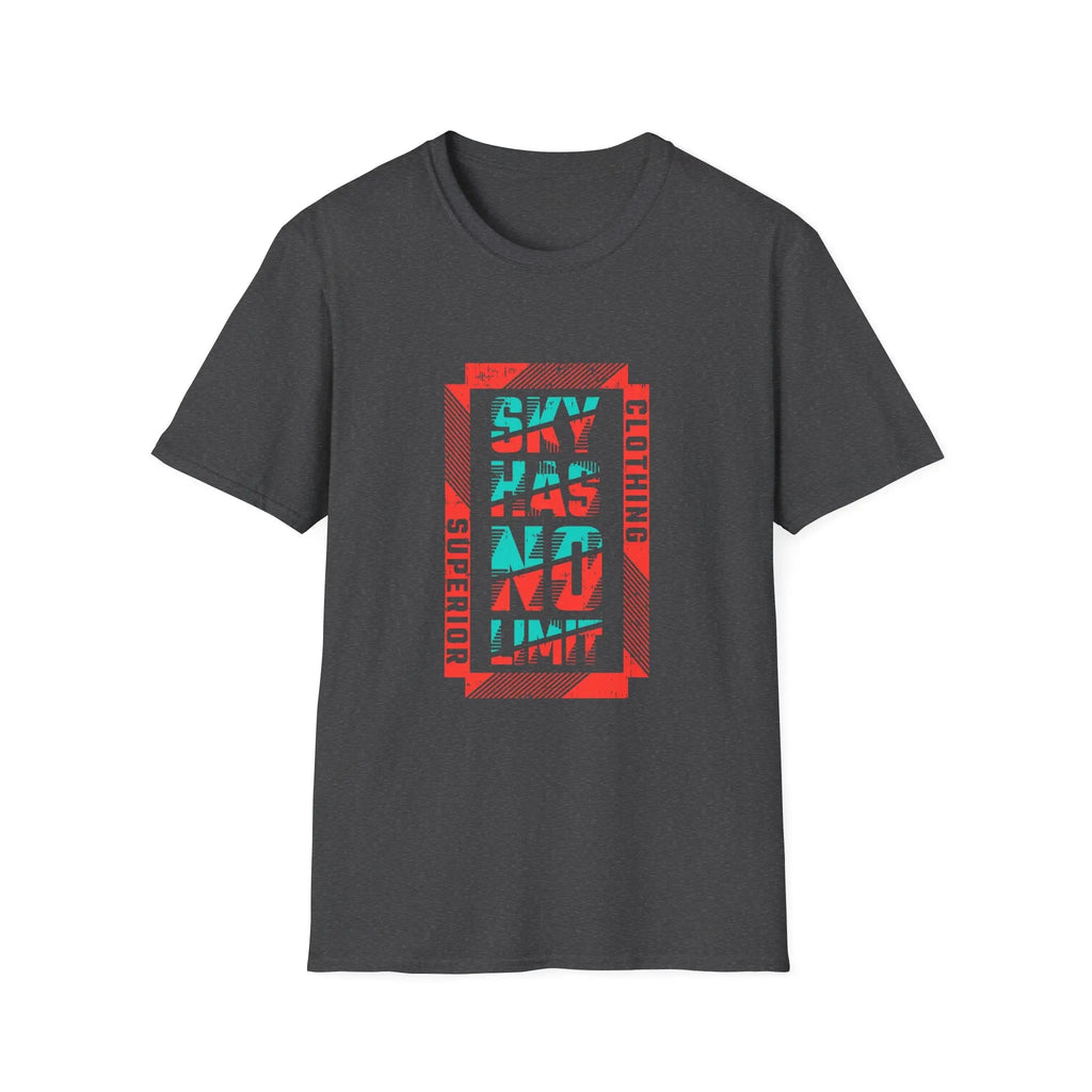 Sky Has No Limit T Shirt - Motivational Graphic Tee - Sinful Threads