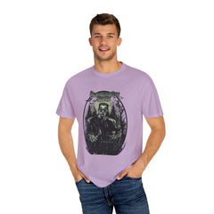 Frankenstein Rocks Halloween Graphic Novelty Design T-Shirt