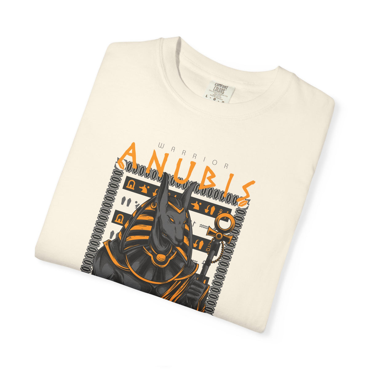 Egyptian Warrior Anubis Graphic Print T-Shirt