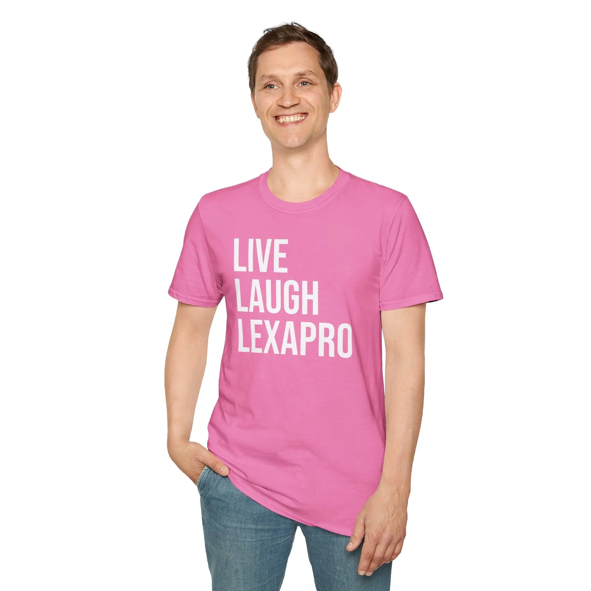Live Laugh Lexapro Shirt - Mental Health Awareness Tee Printify